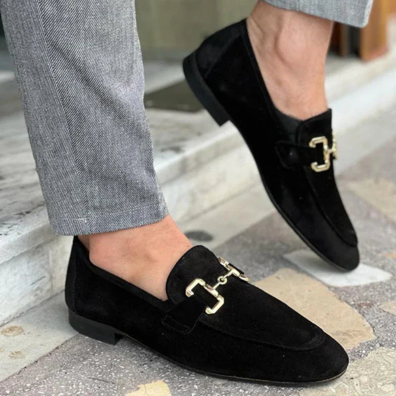 Men’s Loafers | Metal Detail Design | Refined Slip-On Style