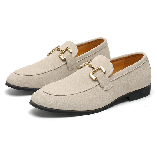 Men’s Loafers | Metal Detail Design | Refined Slip-On Style