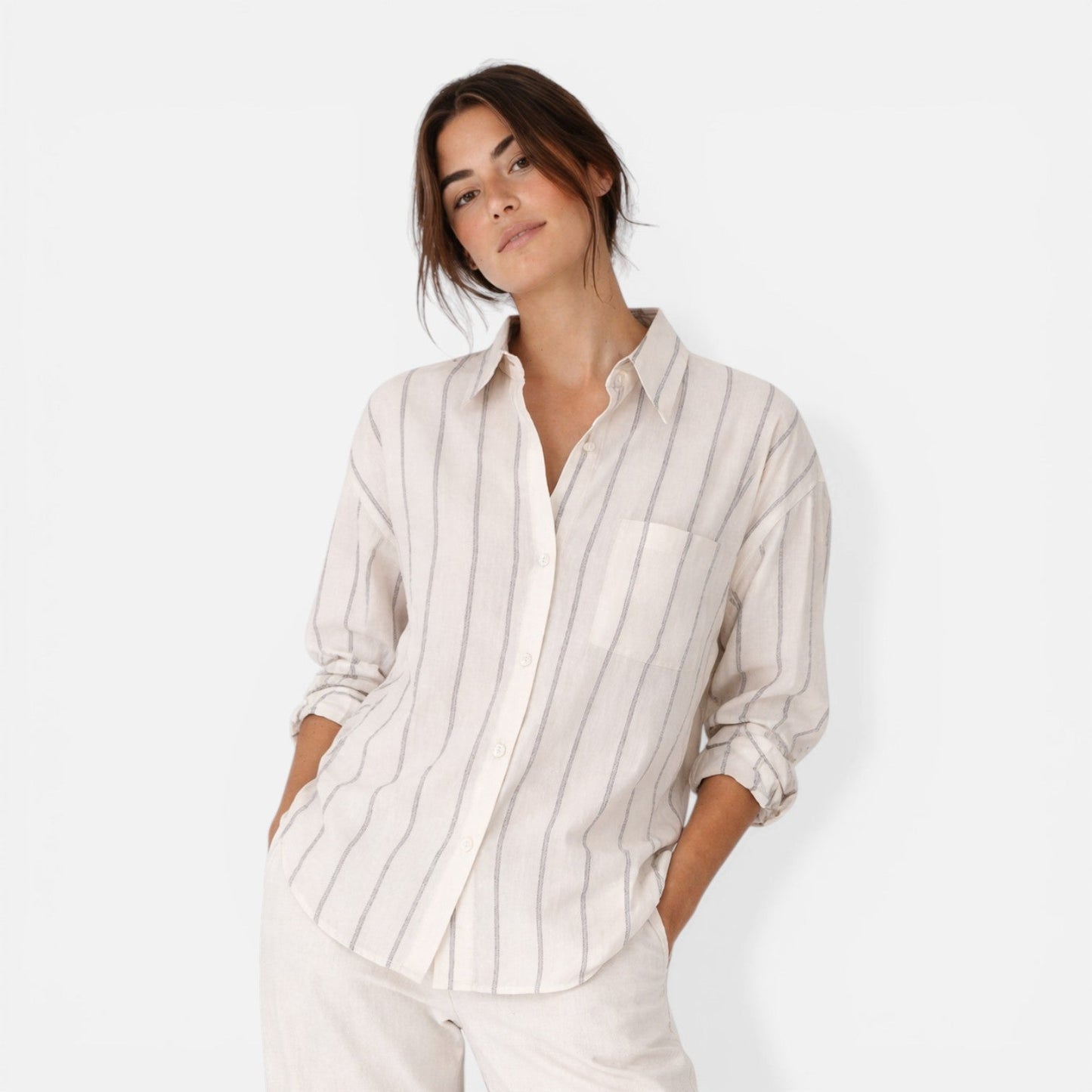 Josephine | Women's Striped Button Down Shirt