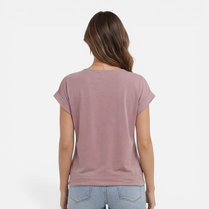 Noelle | Women's V-Neck Twist Front T-Shirt