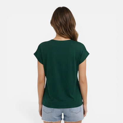 Noelle | Women's V-Neck Twist Front T-Shirt